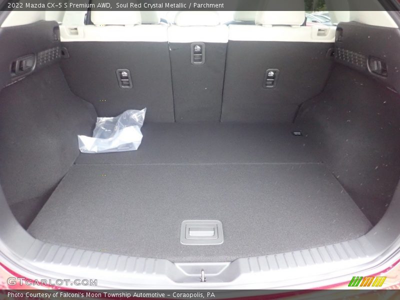Soul Red Crystal Metallic / Parchment 2022 Mazda CX-5 S Premium AWD