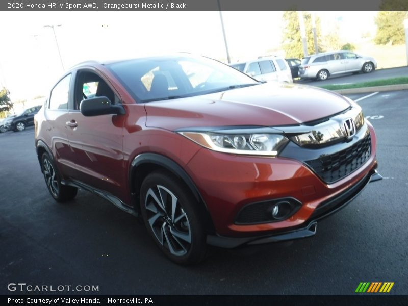 Orangeburst Metallic / Black 2020 Honda HR-V Sport AWD