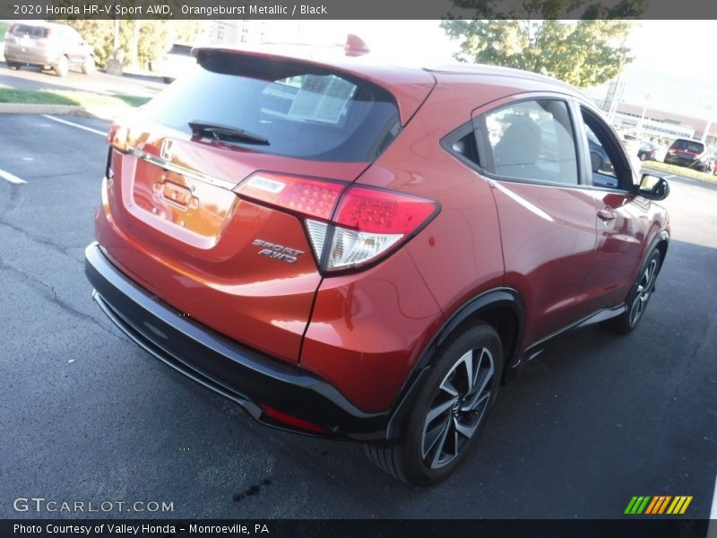 Orangeburst Metallic / Black 2020 Honda HR-V Sport AWD