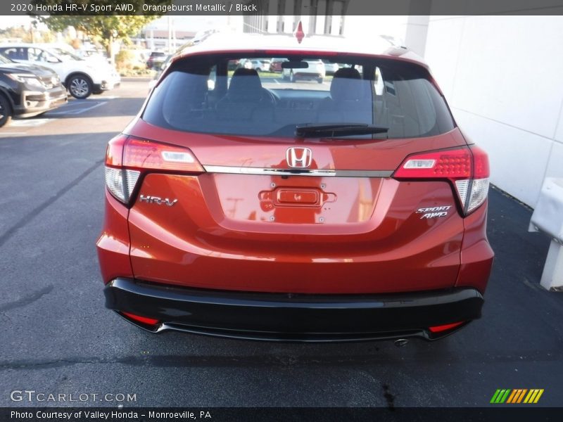 Orangeburst Metallic / Black 2020 Honda HR-V Sport AWD