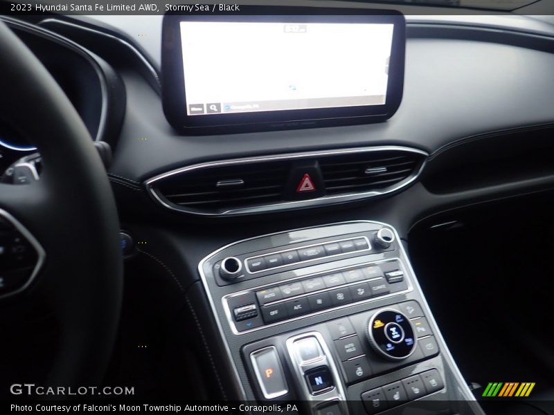Stormy Sea / Black 2023 Hyundai Santa Fe Limited AWD