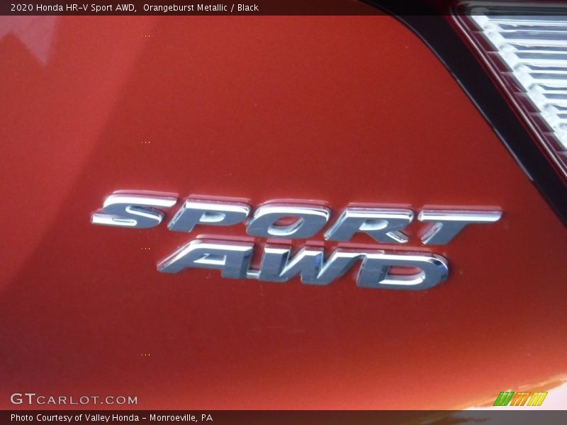Orangeburst Metallic / Black 2020 Honda HR-V Sport AWD