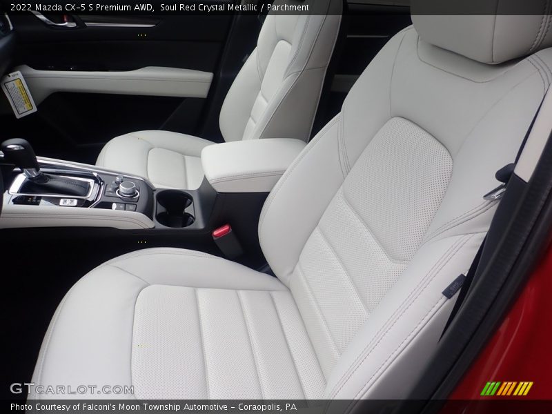 Soul Red Crystal Metallic / Parchment 2022 Mazda CX-5 S Premium AWD
