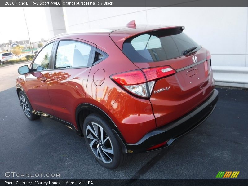 Orangeburst Metallic / Black 2020 Honda HR-V Sport AWD