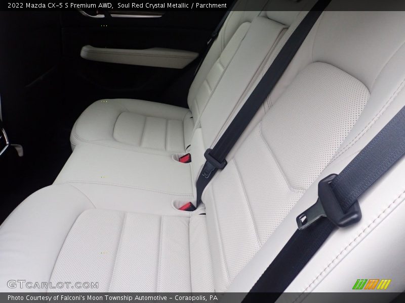 Soul Red Crystal Metallic / Parchment 2022 Mazda CX-5 S Premium AWD