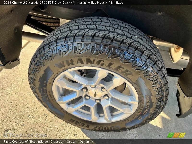 Northsky Blue Metallic / Jet Black 2022 Chevrolet Silverado 1500 RST Crew Cab 4x4