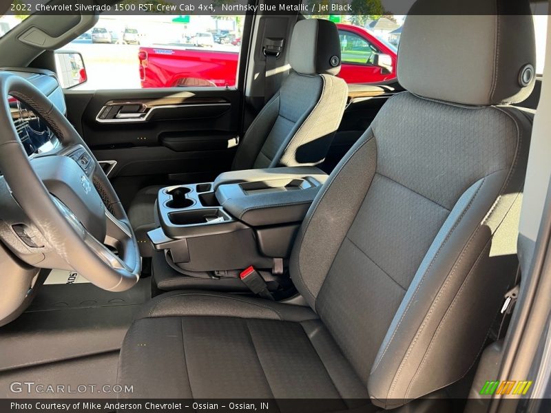 Northsky Blue Metallic / Jet Black 2022 Chevrolet Silverado 1500 RST Crew Cab 4x4