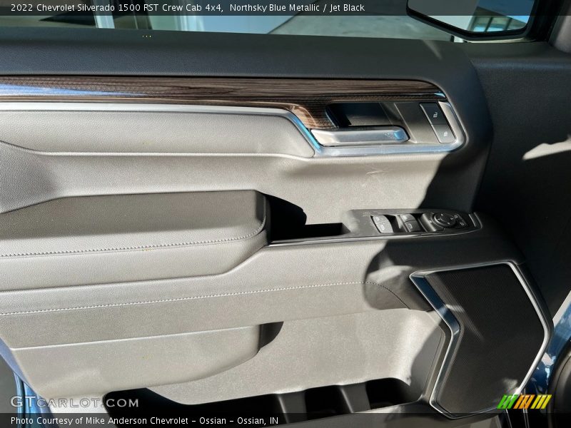 Northsky Blue Metallic / Jet Black 2022 Chevrolet Silverado 1500 RST Crew Cab 4x4