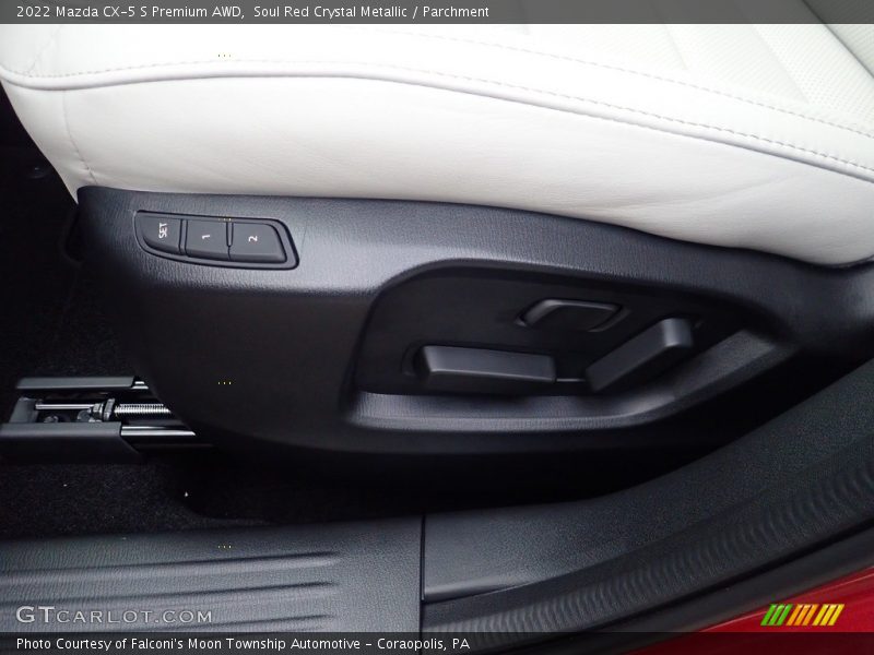 Soul Red Crystal Metallic / Parchment 2022 Mazda CX-5 S Premium AWD