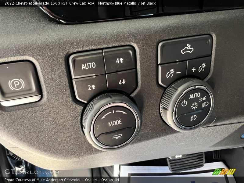 Northsky Blue Metallic / Jet Black 2022 Chevrolet Silverado 1500 RST Crew Cab 4x4