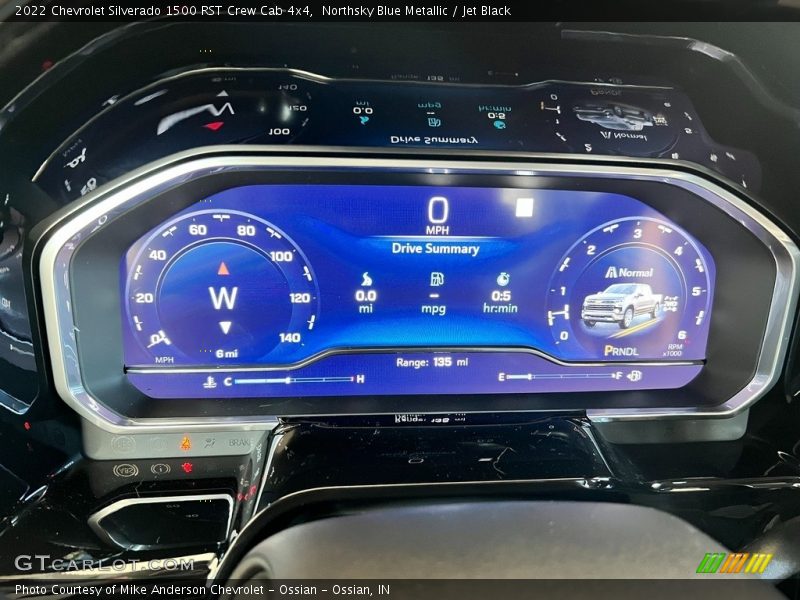 Northsky Blue Metallic / Jet Black 2022 Chevrolet Silverado 1500 RST Crew Cab 4x4
