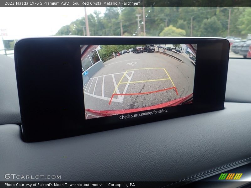 Soul Red Crystal Metallic / Parchment 2022 Mazda CX-5 S Premium AWD