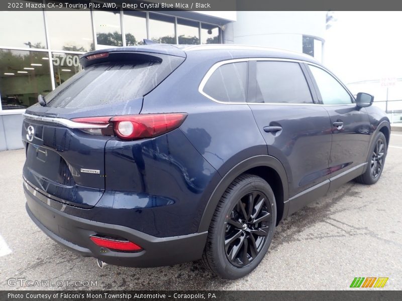 Deep Crystal Blue Mica / Black 2022 Mazda CX-9 Touring Plus AWD