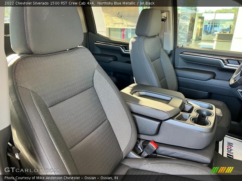 Northsky Blue Metallic / Jet Black 2022 Chevrolet Silverado 1500 RST Crew Cab 4x4