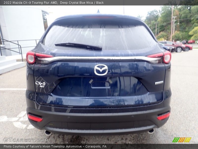 Deep Crystal Blue Mica / Black 2022 Mazda CX-9 Touring Plus AWD
