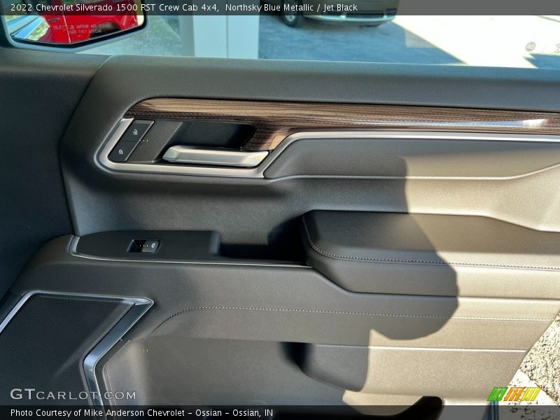 Northsky Blue Metallic / Jet Black 2022 Chevrolet Silverado 1500 RST Crew Cab 4x4