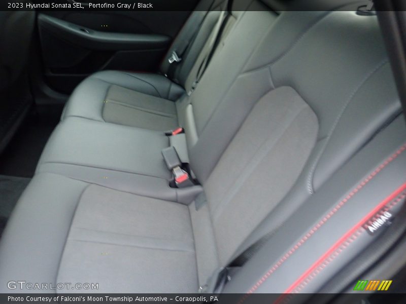 Portofino Gray / Black 2023 Hyundai Sonata SEL