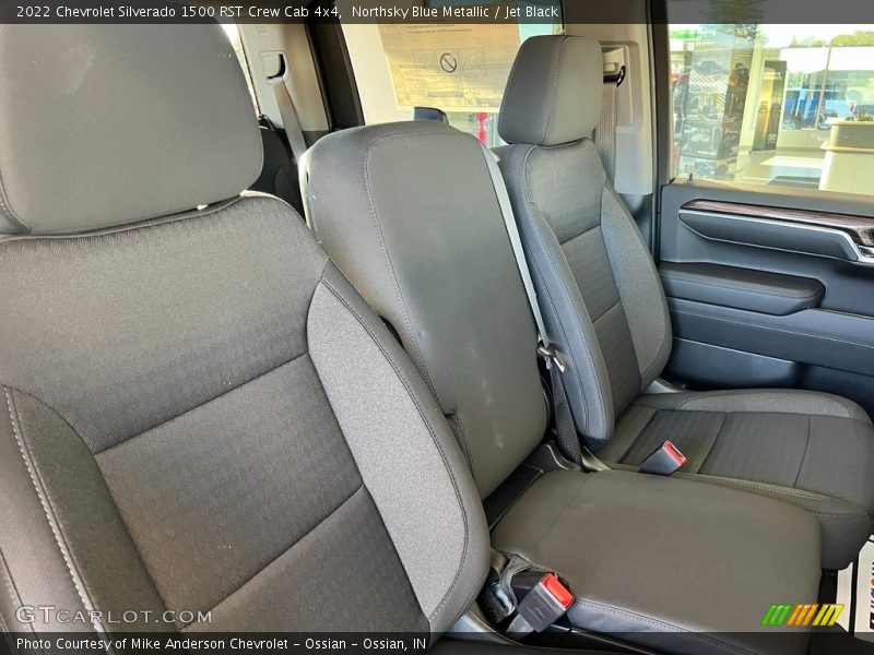Northsky Blue Metallic / Jet Black 2022 Chevrolet Silverado 1500 RST Crew Cab 4x4