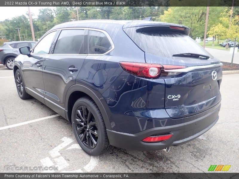 Deep Crystal Blue Mica / Black 2022 Mazda CX-9 Touring Plus AWD