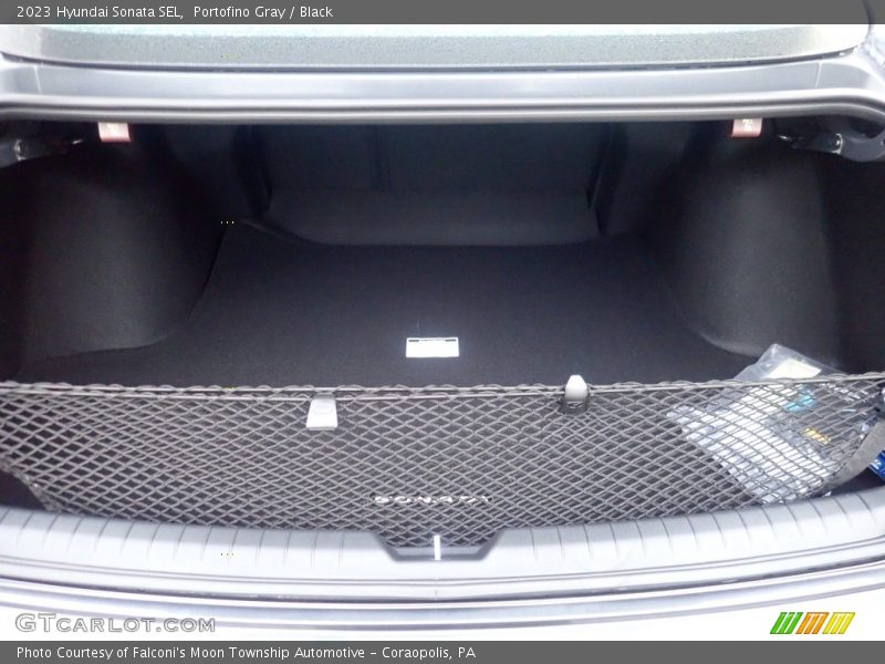 Portofino Gray / Black 2023 Hyundai Sonata SEL