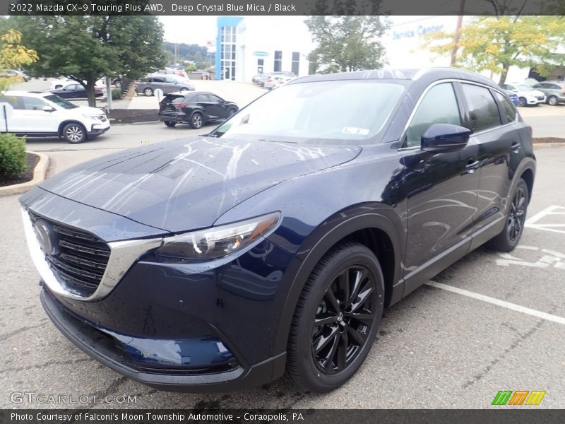 Deep Crystal Blue Mica / Black 2022 Mazda CX-9 Touring Plus AWD