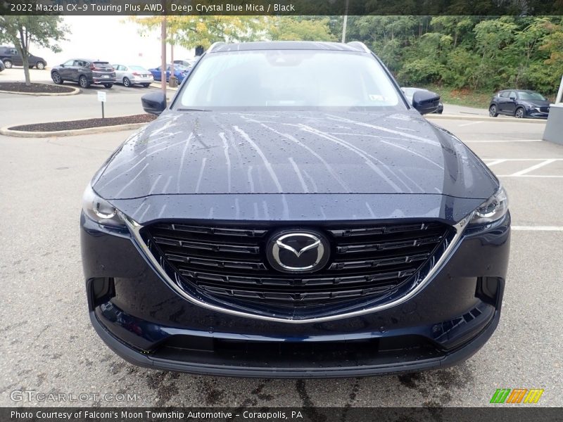 Deep Crystal Blue Mica / Black 2022 Mazda CX-9 Touring Plus AWD