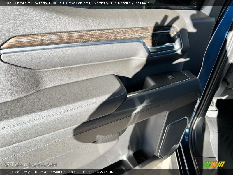 Northsky Blue Metallic / Jet Black 2022 Chevrolet Silverado 1500 RST Crew Cab 4x4