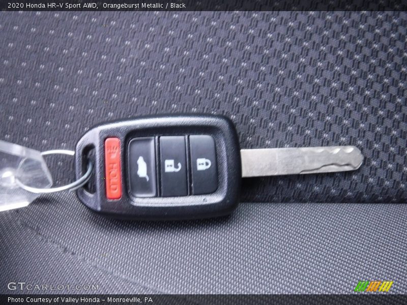 Orangeburst Metallic / Black 2020 Honda HR-V Sport AWD