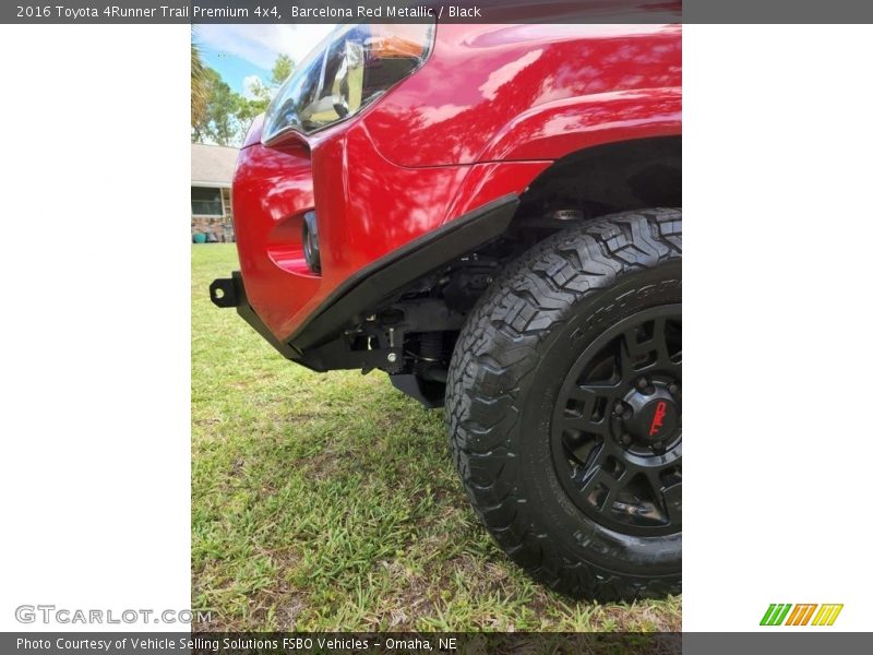 Barcelona Red Metallic / Black 2016 Toyota 4Runner Trail Premium 4x4