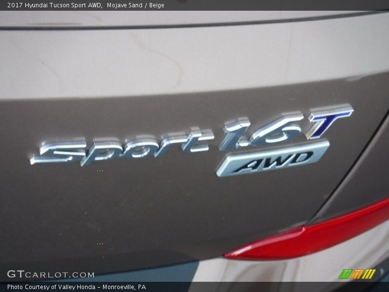 Mojave Sand / Beige 2017 Hyundai Tucson Sport AWD