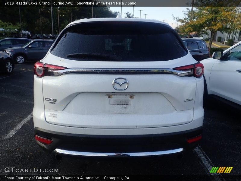 Snowflake White Pearl Mica / Sand 2019 Mazda CX-9 Grand Touring AWD