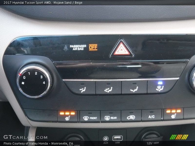 Mojave Sand / Beige 2017 Hyundai Tucson Sport AWD