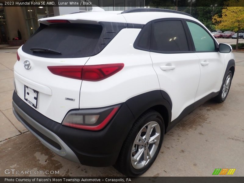 Lunar White / Black 2023 Hyundai Kona SE AWD