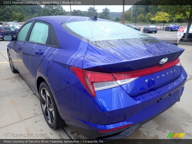 Intense Blue / Medium Gray 2023 Hyundai Elantra SEL