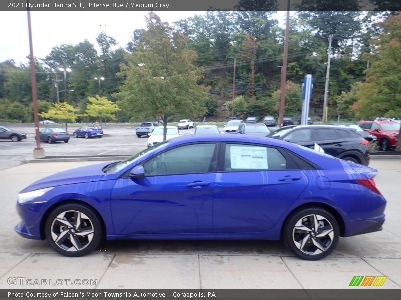 Intense Blue / Medium Gray 2023 Hyundai Elantra SEL