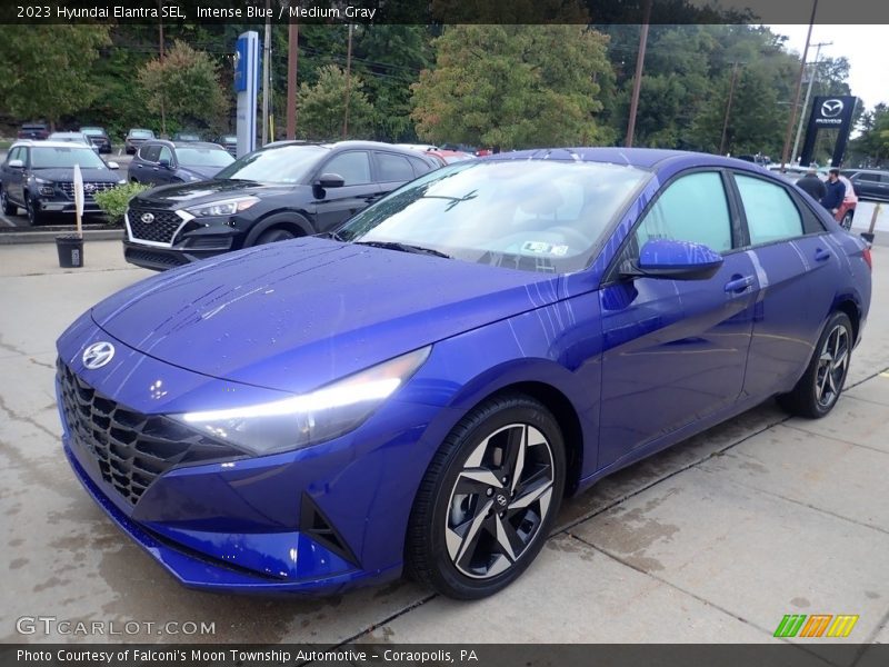 Intense Blue / Medium Gray 2023 Hyundai Elantra SEL