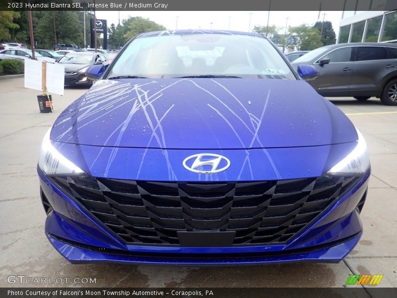 Intense Blue / Medium Gray 2023 Hyundai Elantra SEL