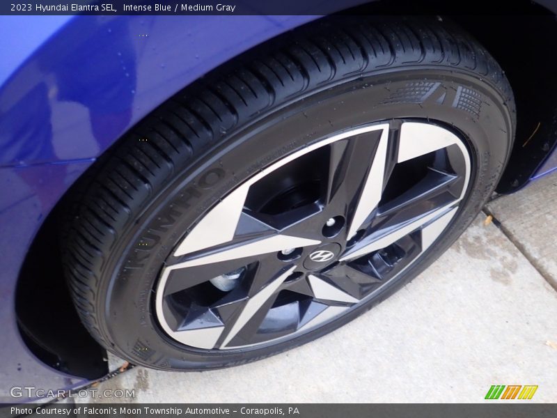 Intense Blue / Medium Gray 2023 Hyundai Elantra SEL