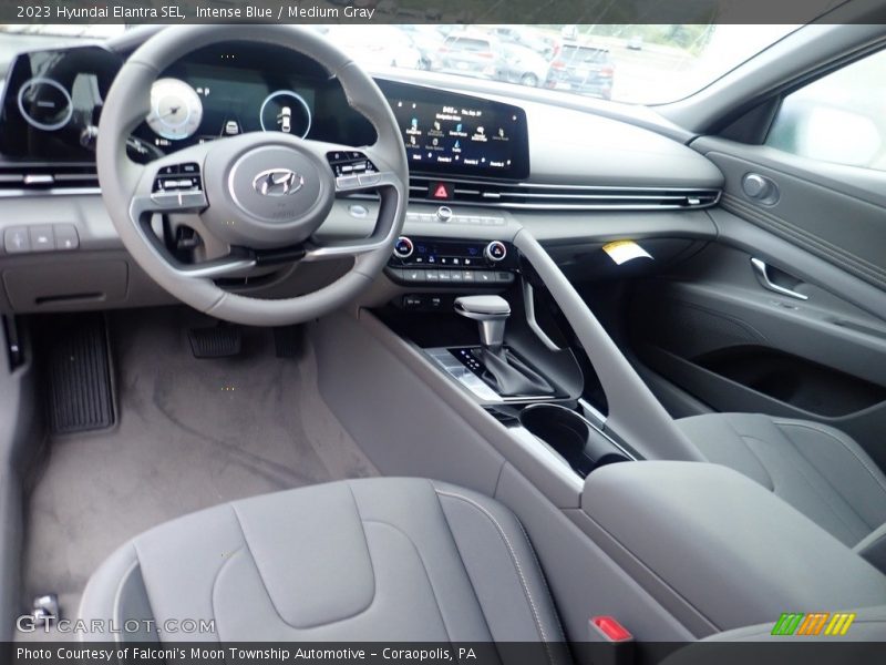 Intense Blue / Medium Gray 2023 Hyundai Elantra SEL
