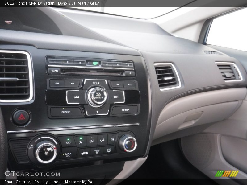Controls of 2013 Civic LX Sedan
