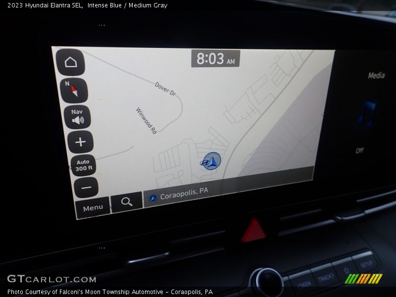 Intense Blue / Medium Gray 2023 Hyundai Elantra SEL