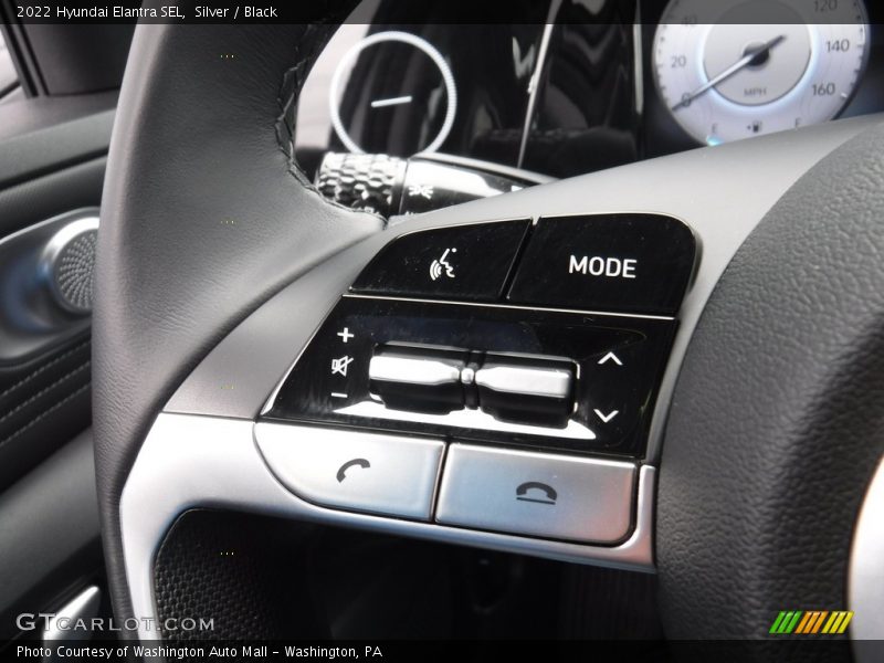 Silver / Black 2022 Hyundai Elantra SEL