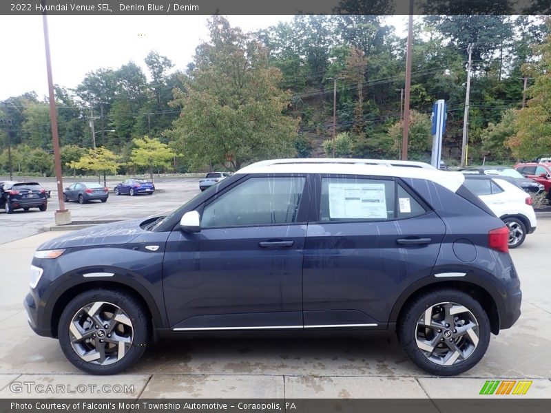 Denim Blue / Denim 2022 Hyundai Venue SEL