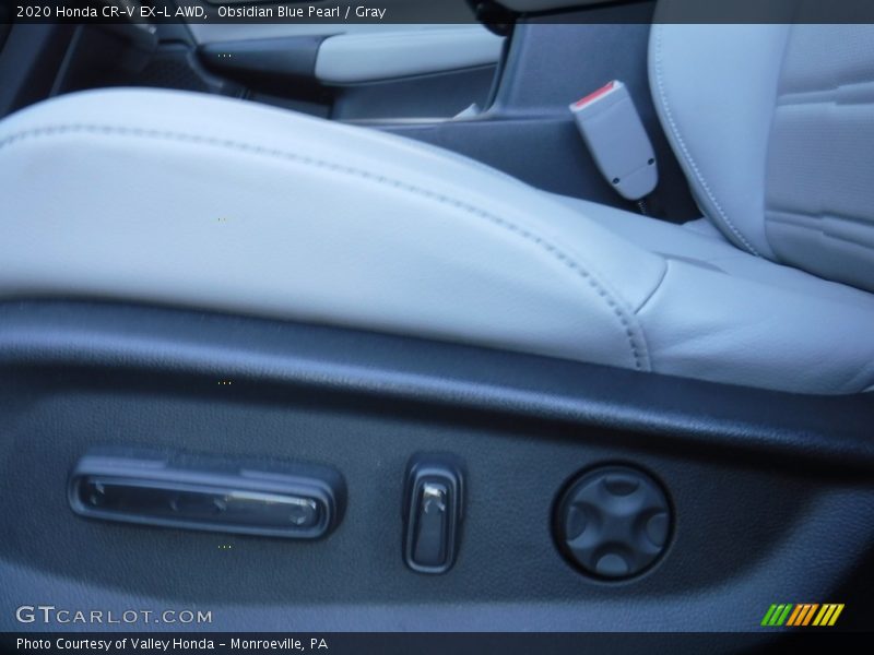 Obsidian Blue Pearl / Gray 2020 Honda CR-V EX-L AWD