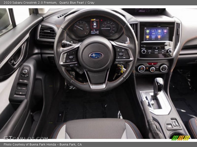 Quartz Blue Pearl / Gray 2020 Subaru Crosstrek 2.0 Premium