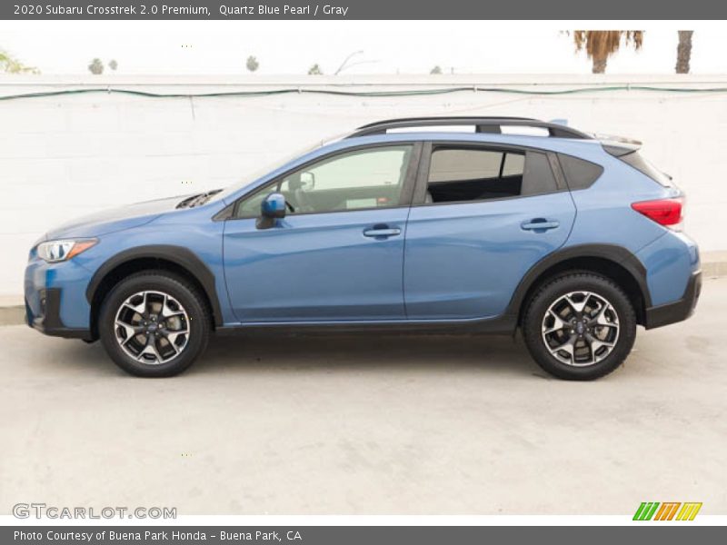 Quartz Blue Pearl / Gray 2020 Subaru Crosstrek 2.0 Premium