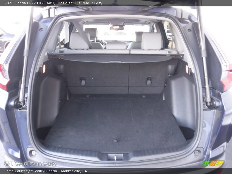 Obsidian Blue Pearl / Gray 2020 Honda CR-V EX-L AWD