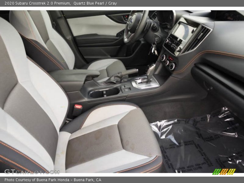 Quartz Blue Pearl / Gray 2020 Subaru Crosstrek 2.0 Premium