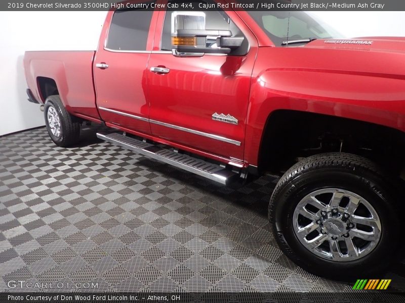 Cajun Red Tintcoat / High Country Jet Black/­Medium Ash Gray 2019 Chevrolet Silverado 3500HD High Country Crew Cab 4x4