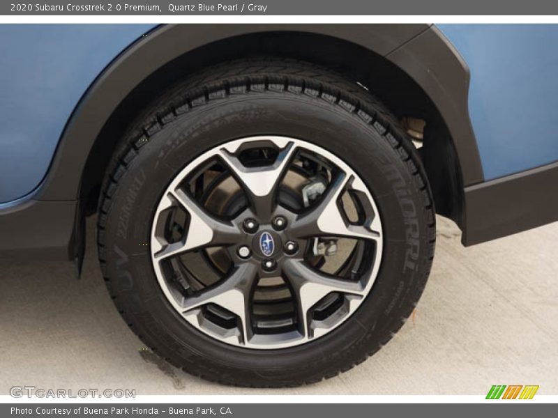 Quartz Blue Pearl / Gray 2020 Subaru Crosstrek 2.0 Premium